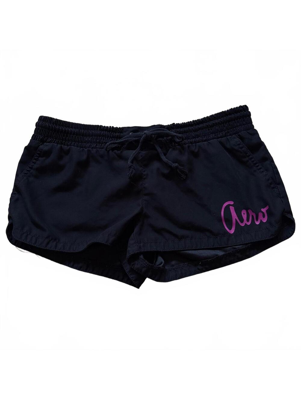 Y2K Aeropostale Low Rise Shorts Shorty Micro Mini Aero Women's Size Medium